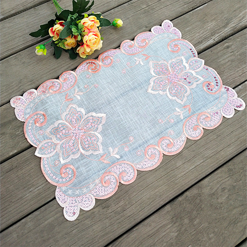 Modern Lace Placemat Cup Coast - Coffee Tea Place ulasan dan harga