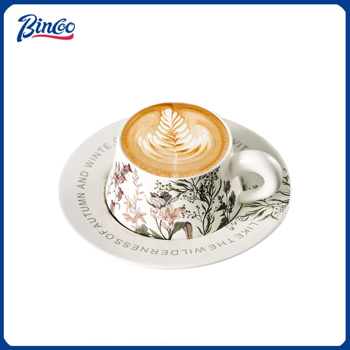 BINCOO 260ml Ceramic Coffee Cu - Mug Tea Coffee ulasan dan harga