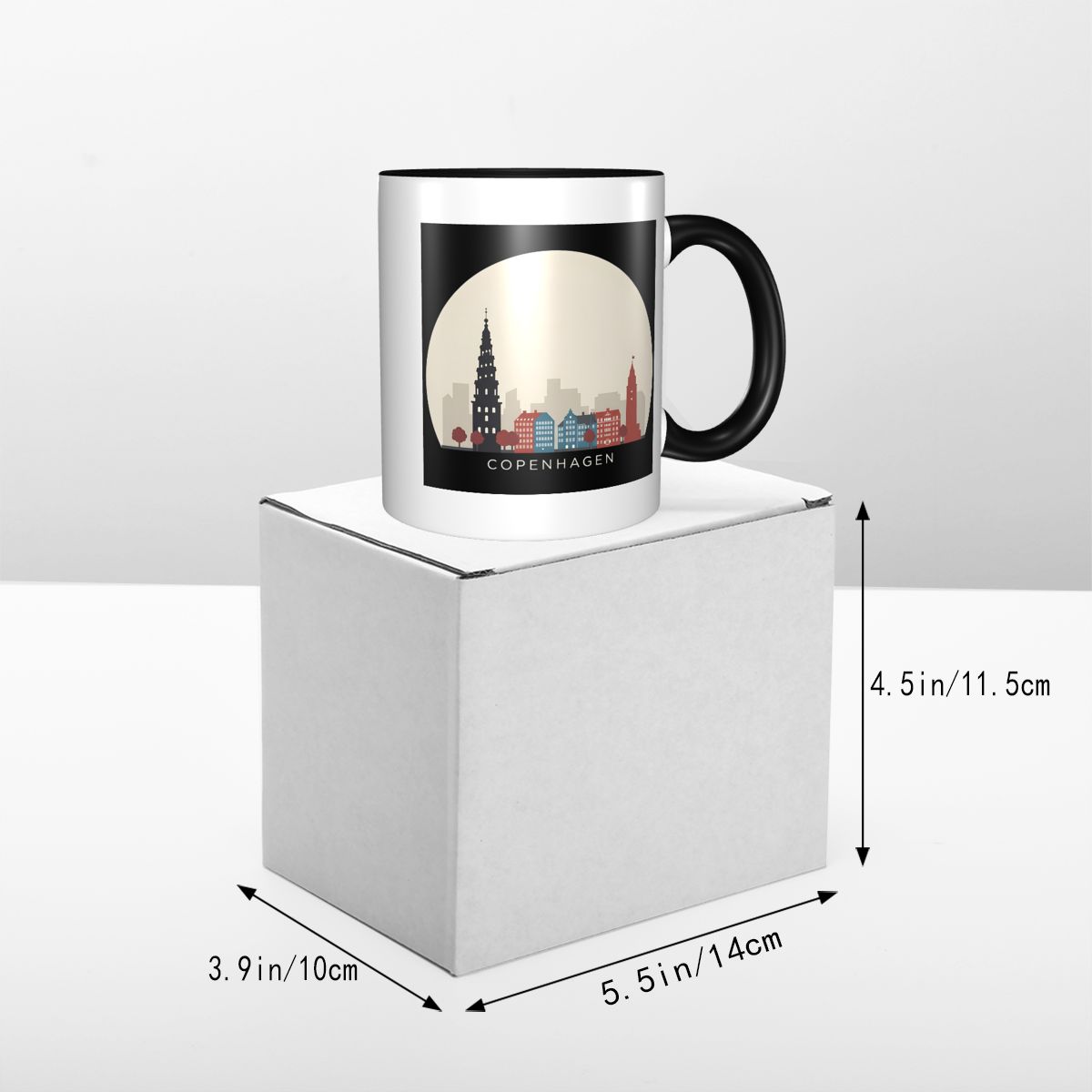 Copenhagen Travel Icon Mug Fun - Coffee Tea Icon ulasan dan harga