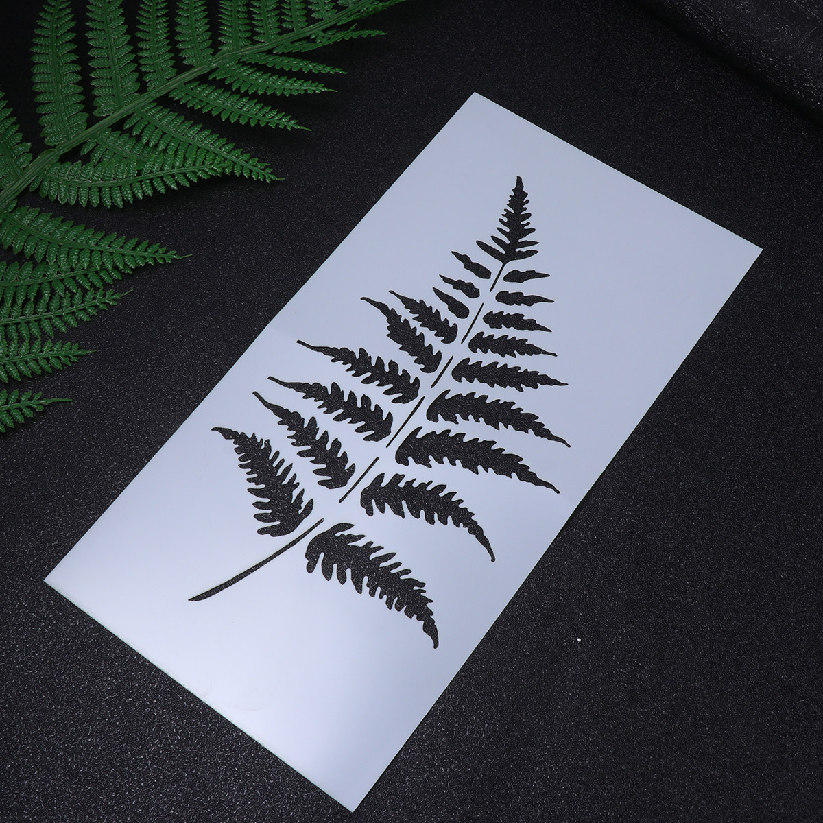 5Pcs High-Quality Plant Leaf S - Coffee Stencil Art ulasan dan harga