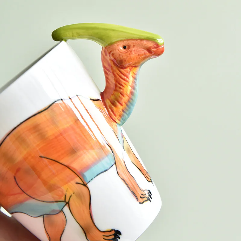 Dinosaur Shaped Water Cup Cute - Coffee Tea Difference ulasan dan harga