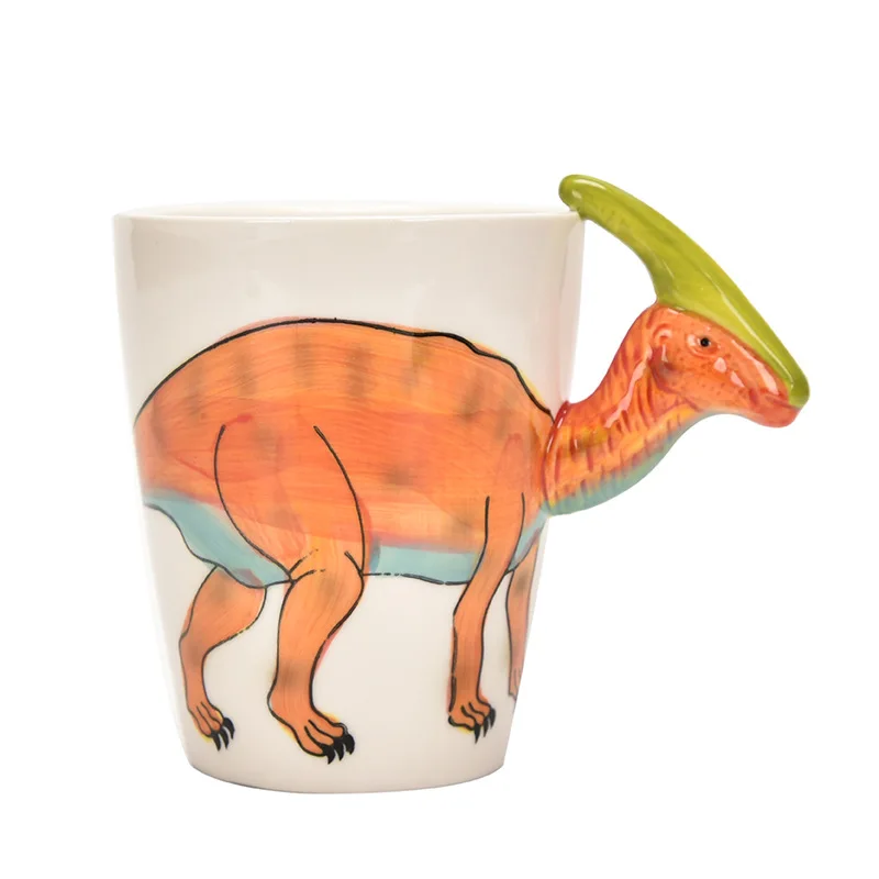 Dinosaur Shaped Water Cup Cute - Coffee Tea Difference ulasan dan harga
