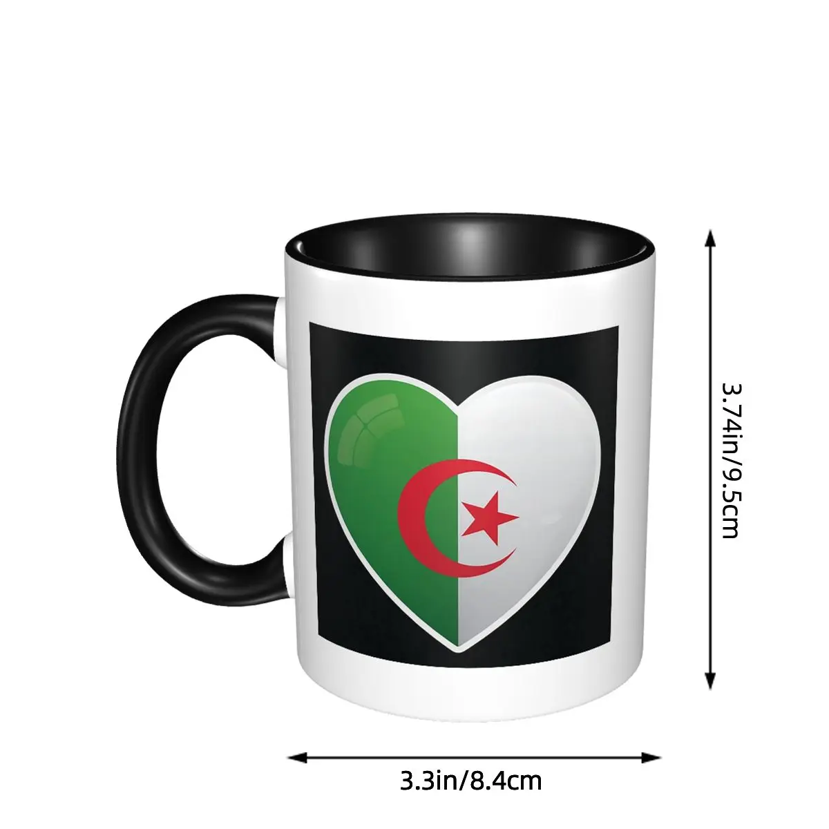 Algeria Algerian Flag Love Ico - Coffee Tea Icon ulasan dan harga