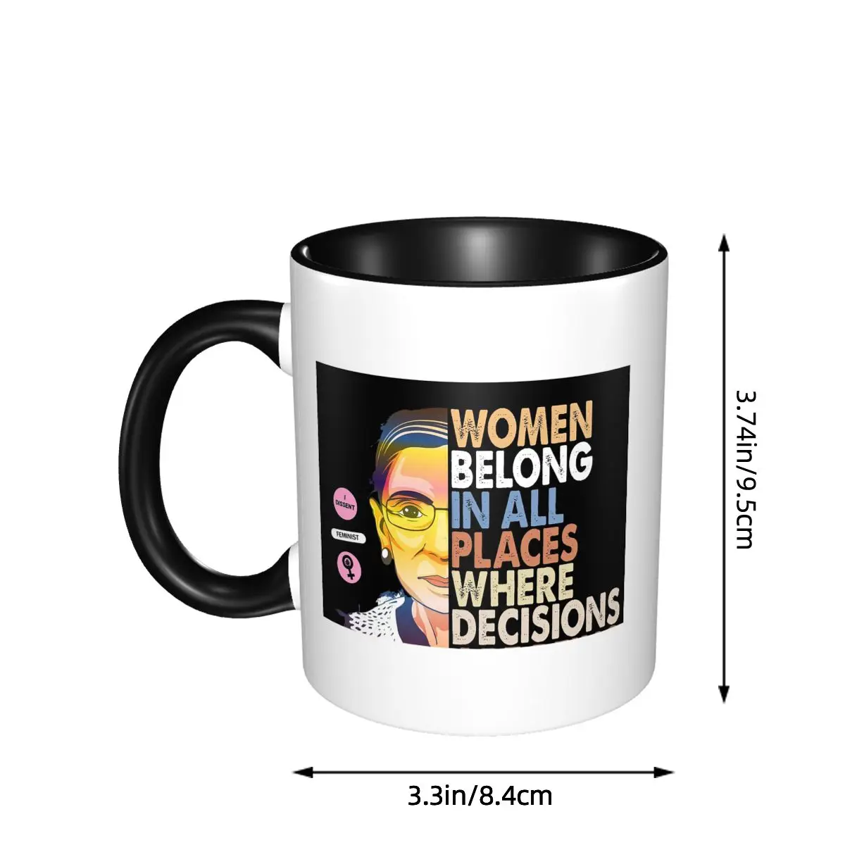RBG Ruth Bader Ginsburg Women  - Coffee Tea Place ulasan dan harga