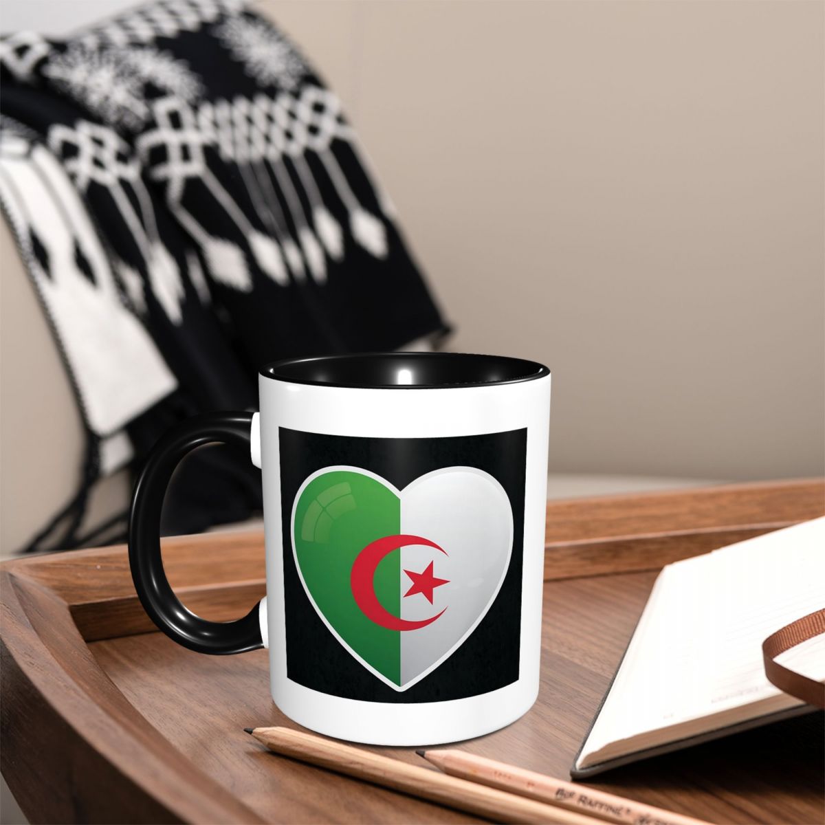 Algeria Algerian Flag Love Ico - Coffee Tea Icon ulasan dan harga
