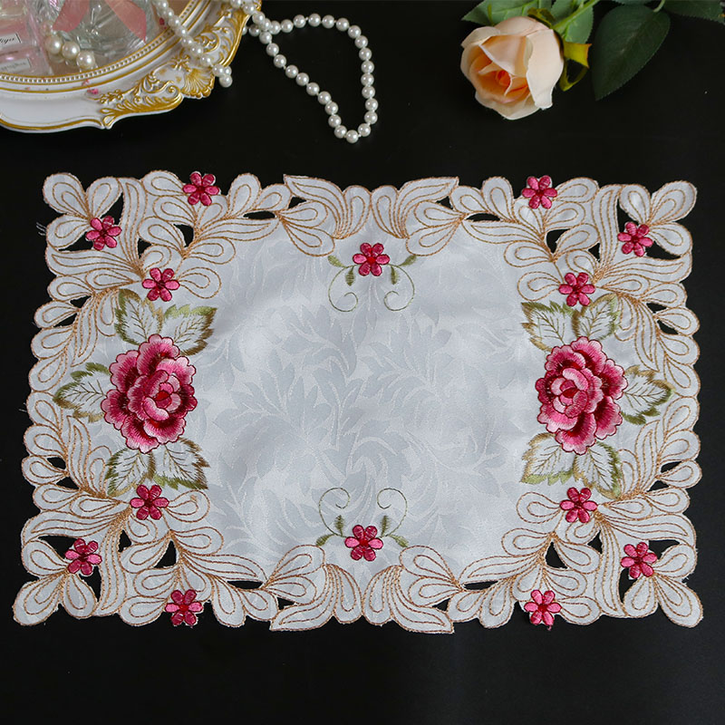 Modern Lace Embroidery Table P - Coffee Tea Place ulasan dan harga