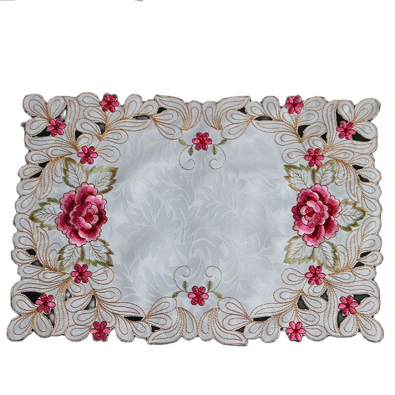 Modern Lace Embroidery Table P - Coffee Tea Place ulasan dan harga