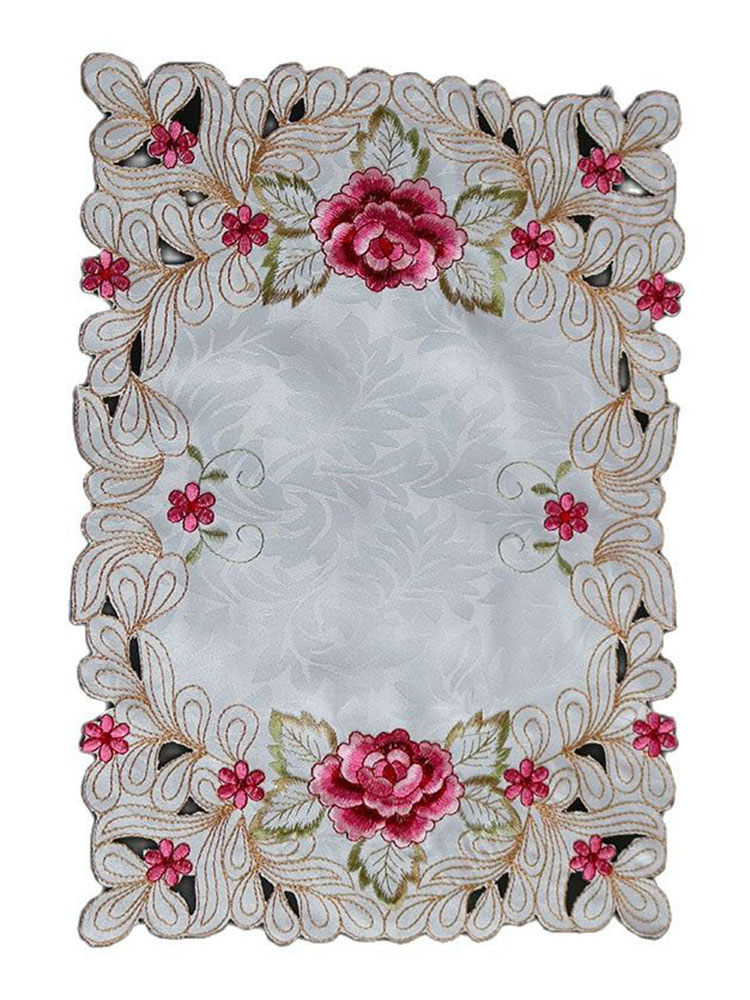 Modern Lace Embroidery Table P - Coffee Tea Place ulasan dan harga