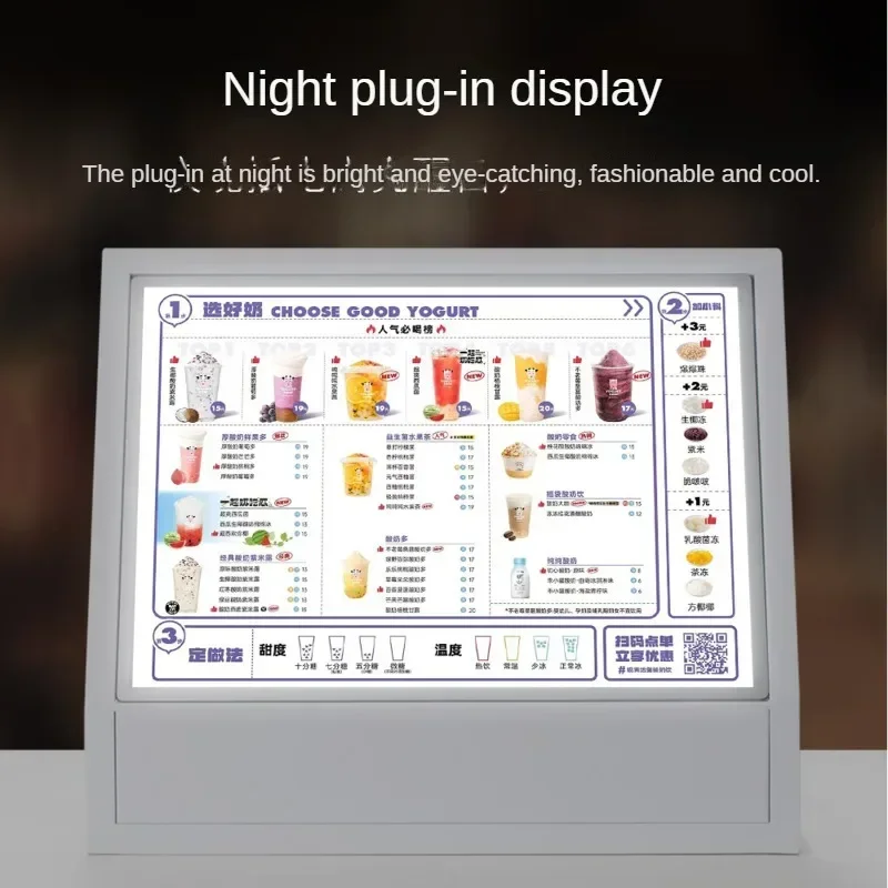 LED Menu Display Card for Coff - Coffee Tea Menu ulasan dan harga