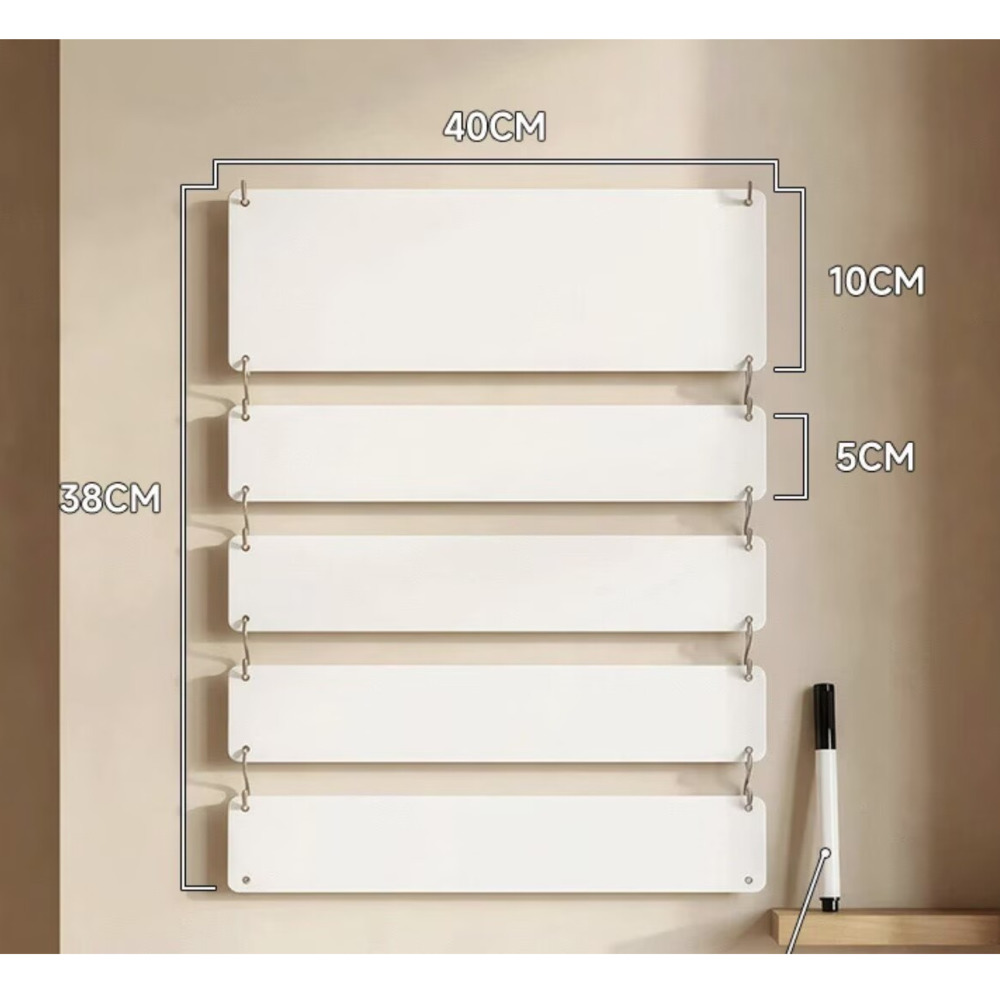 1Set 40cm Hanging Erasable Acr - Coffee Tea Menu ulasan dan harga