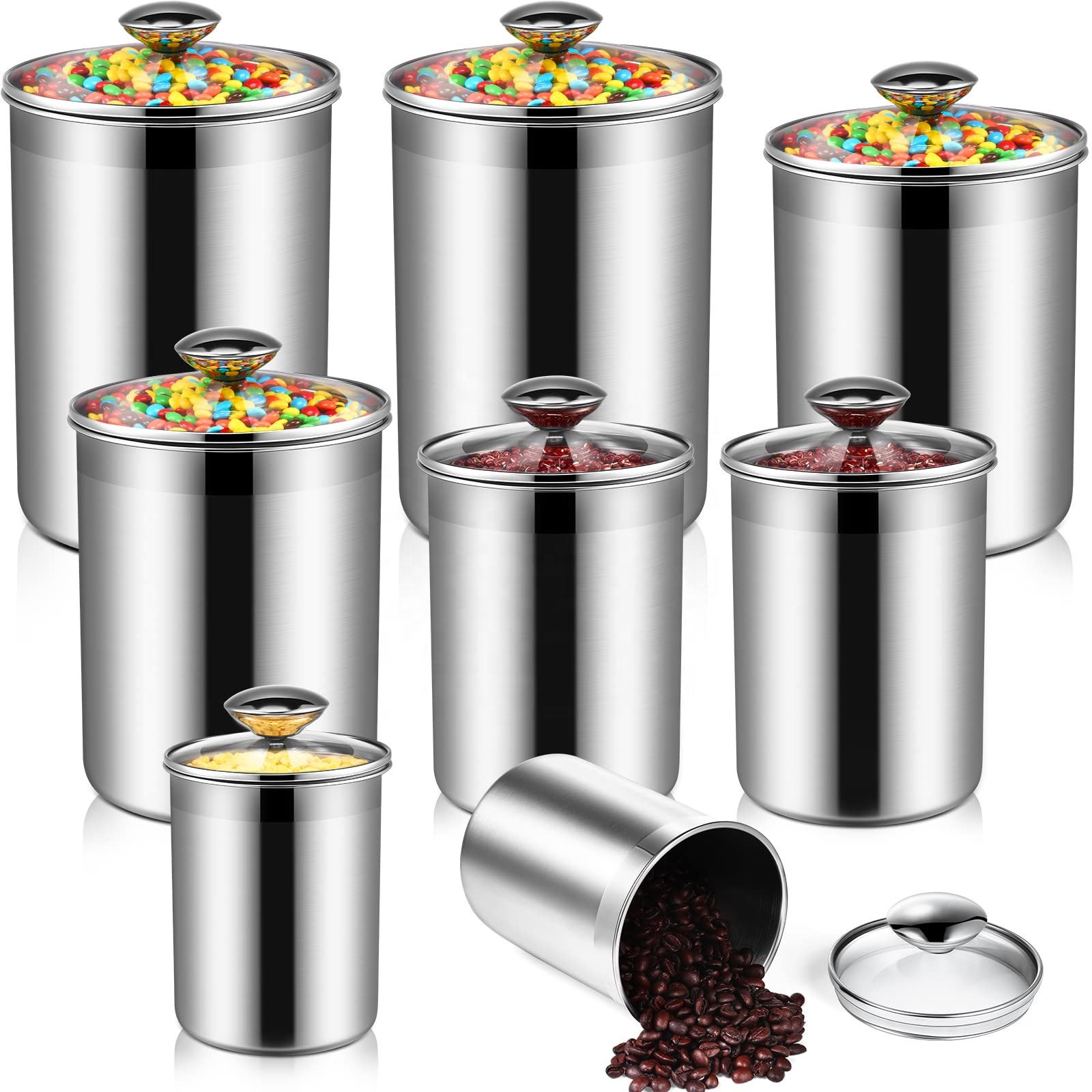 Food Storage Containers Tea Co - Coffee Tea Canister Set ulasan dan harga