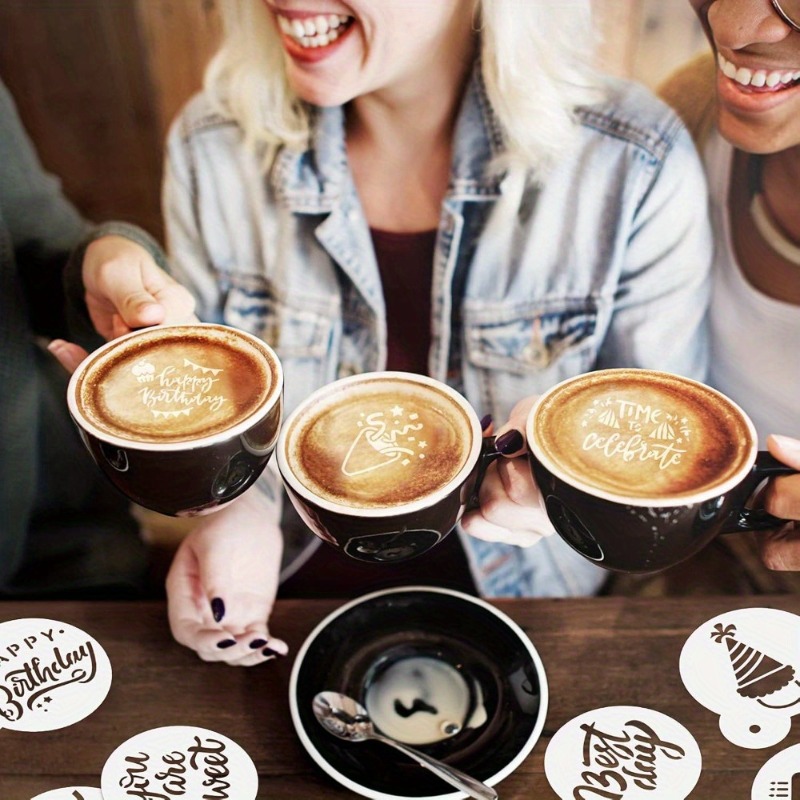 Professional DIY Latte Art Ste - Coffee Stencil Art ulasan dan harga