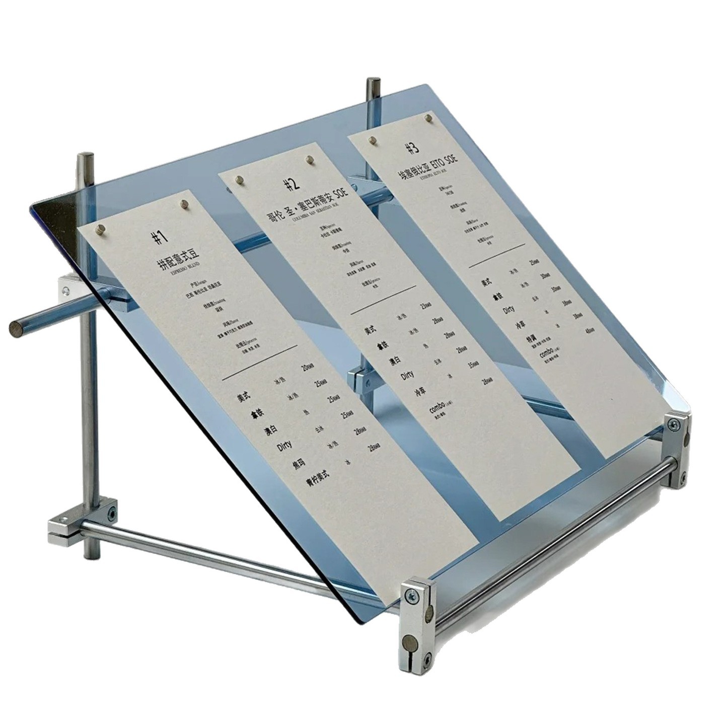 Acrylic optical axis display s - Coffee Tea Menu ulasan dan harga