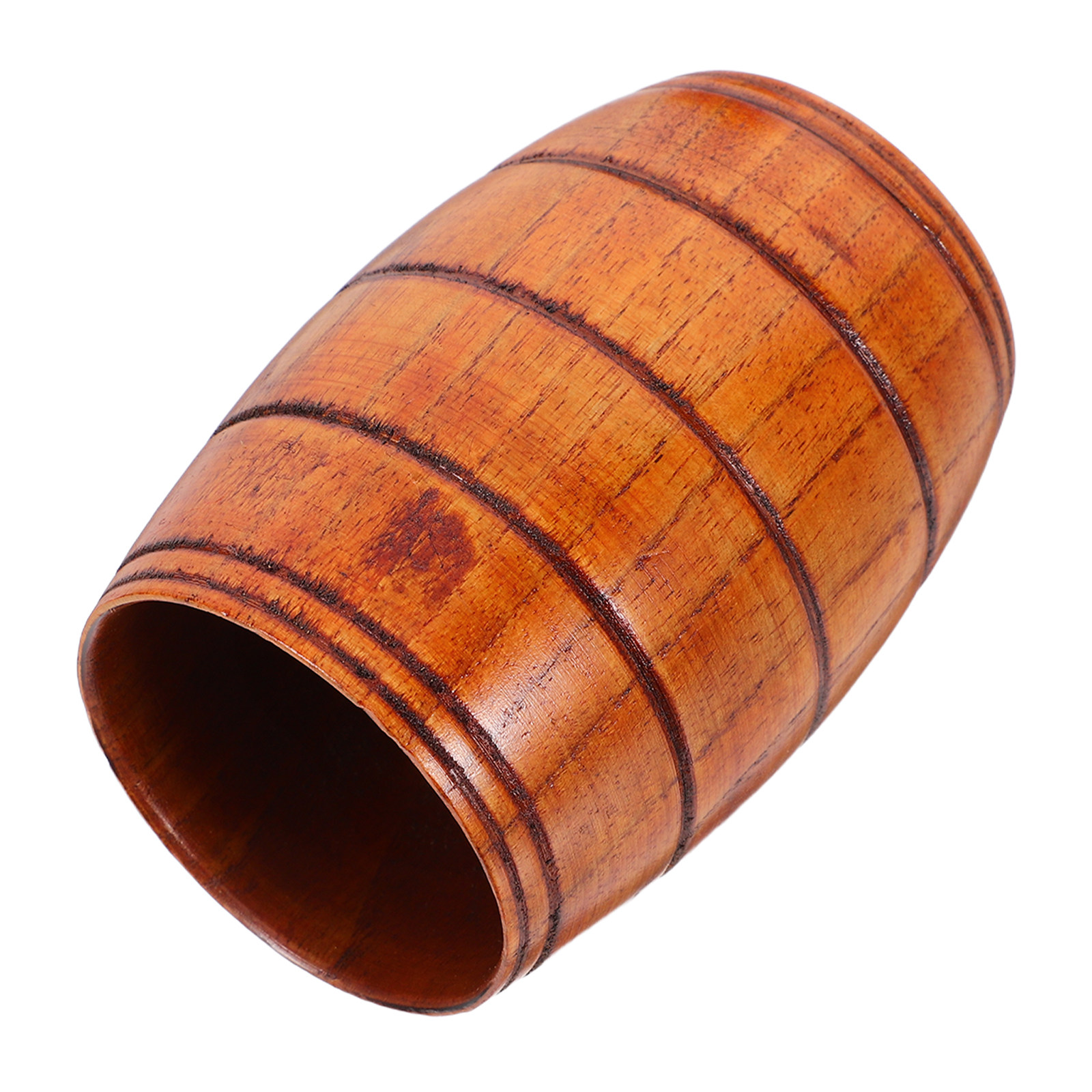 Wooden Beer Barrel Mug Natural - Mug Tea Coffee ulasan dan harga