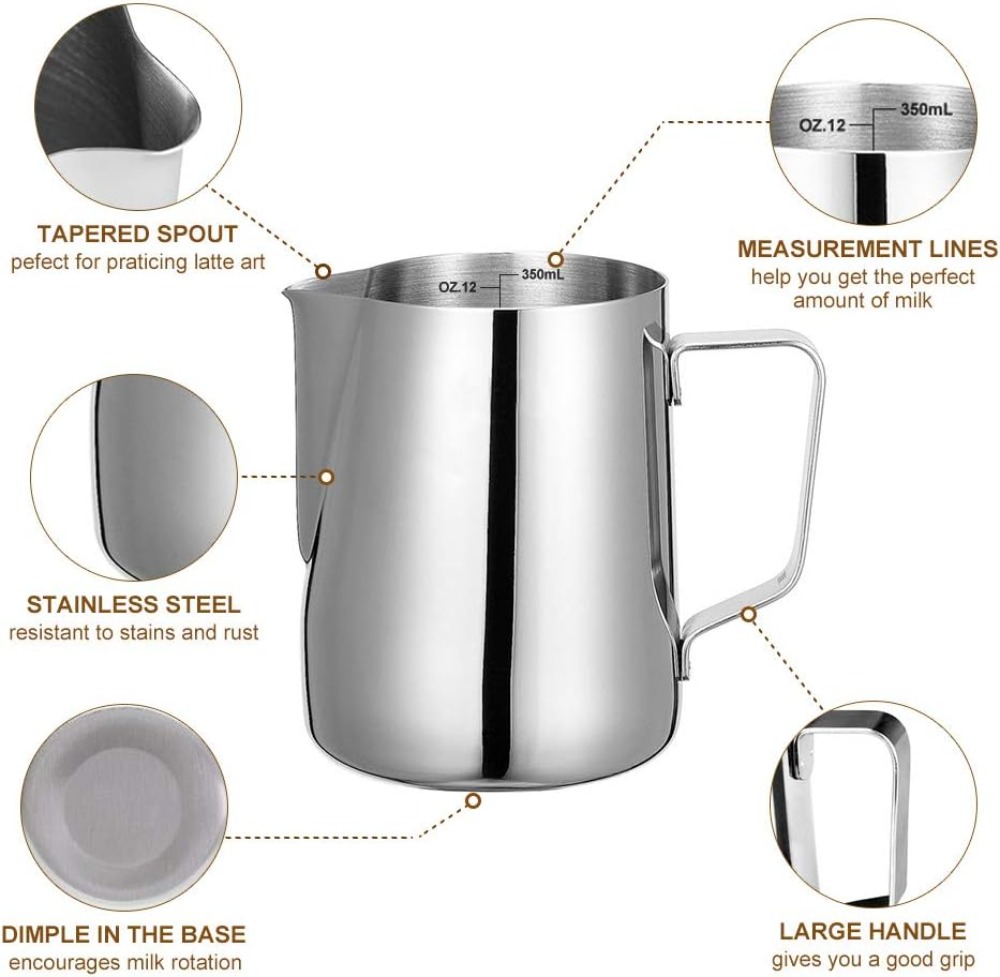 Electric Coffee Frother Set: H - Coffee Stencil Art ulasan dan harga