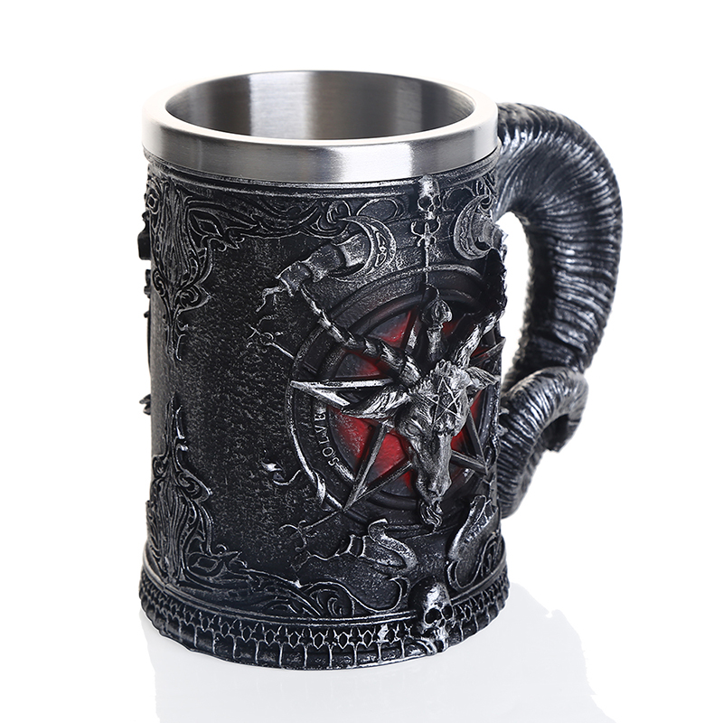 Baphomet Beer Glass Buffmet Re - Mug Tea Coffee ulasan dan harga