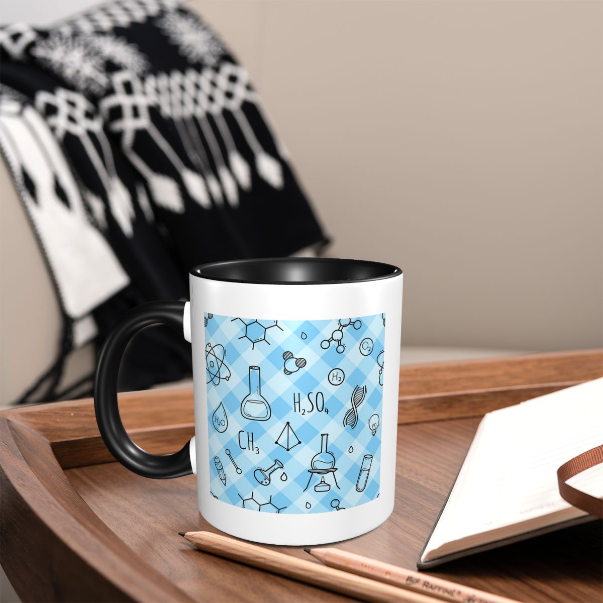 Science Icons Plaid Pattern A  - Coffee Tea Icon ulasan dan harga