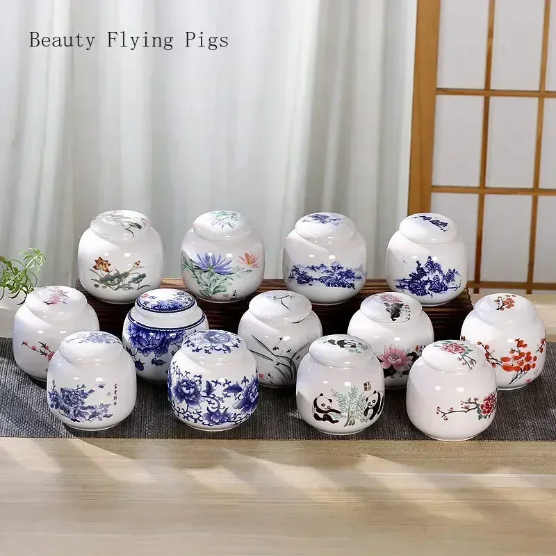 8x8cm Ceramic White Porcelain  - Coffee Tea And Sugar Canisters ulasan dan harga