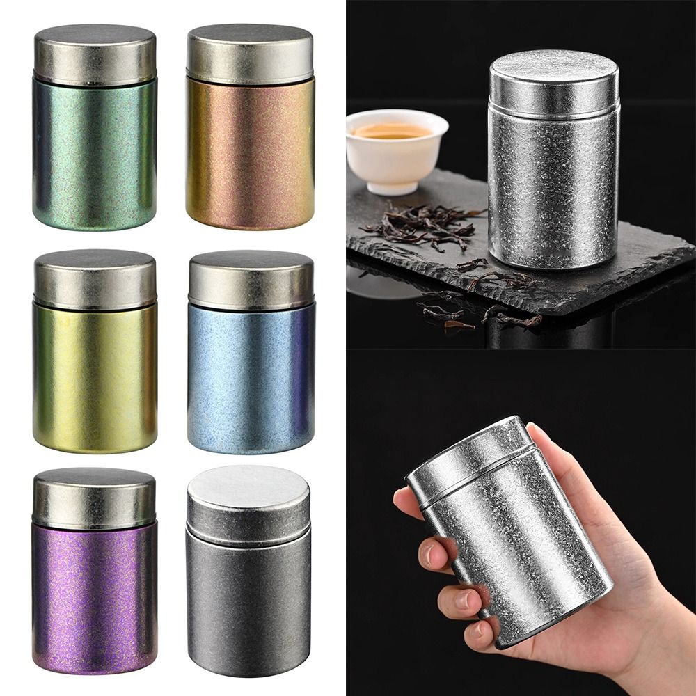 Portable Pure Titanium Tea Tin - Coffee Tea And Sugar Canisters ulasan dan harga